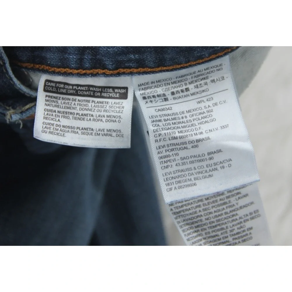 Levi Strauss & Co 514 Straight Leg Denim Jeans 33W 30L 100% Cotton Classic #229